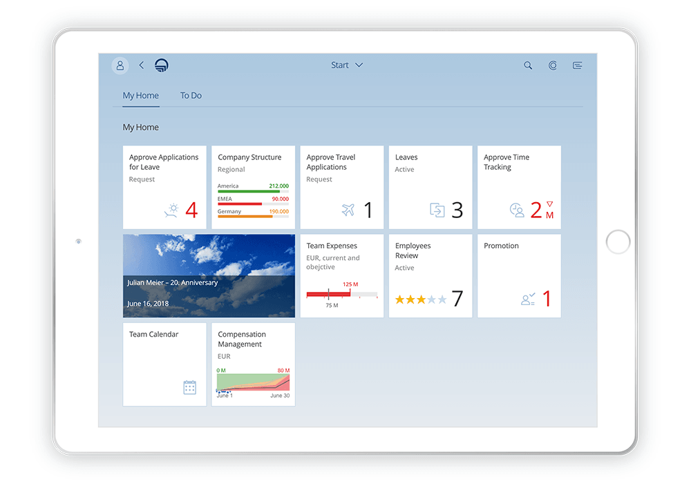 Reporting with the digital personnel file in SAP