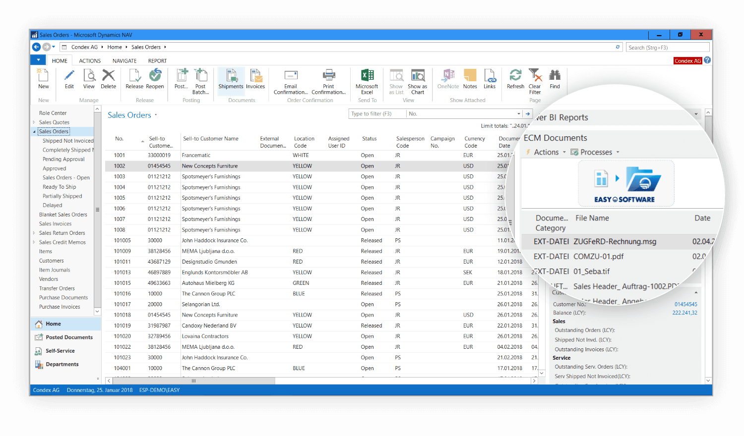 microsoft dynamics nav client