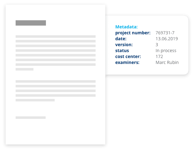 DMS-System Dokument Metadaten