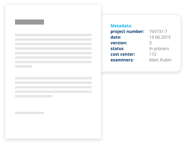 DMS-System Dokumenten Metadaten