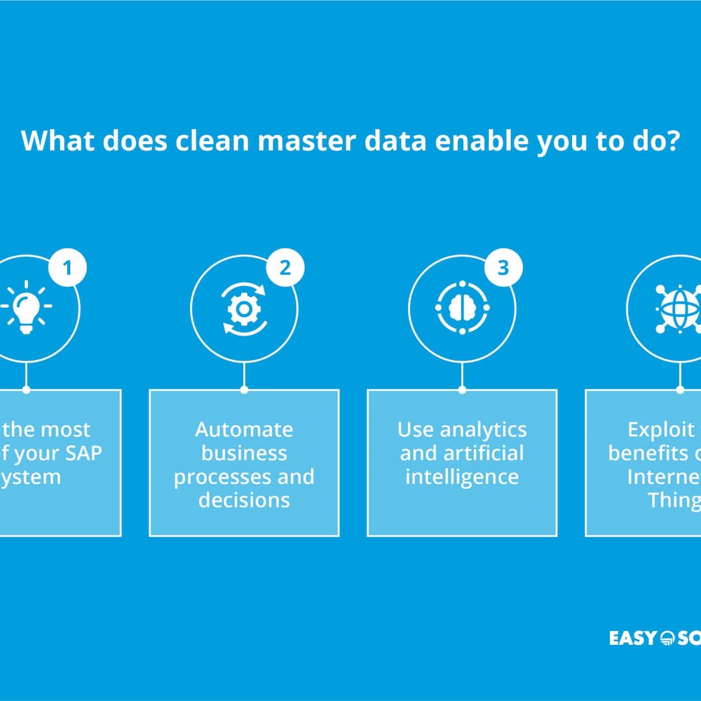 advantages of clean master data