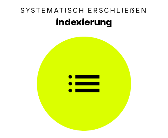 Inhalte indexieren und erschließen. Ein zentraler Schritt der intelligenten Dokumentenverarbeitung.