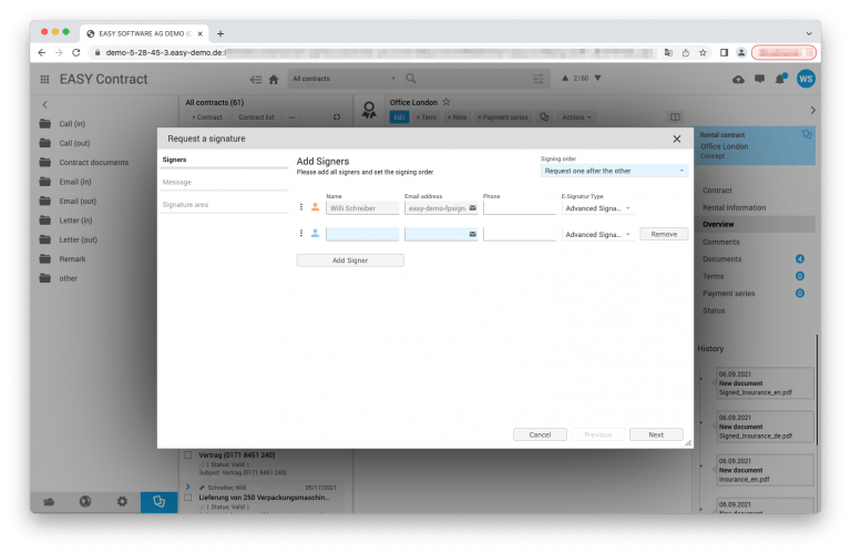 Sign contracts digitally in four steps