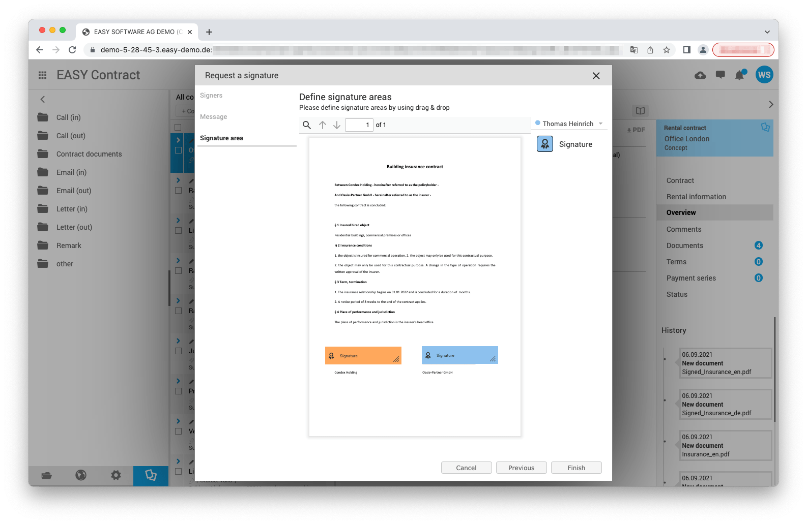 electronic signature contract